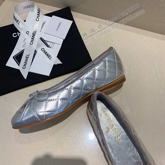 Chanel女鞋 香奈兒頂級芭蕾舞鞋 Chanel羊皮舒適平底鞋  naq1076